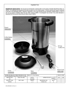Part Location Diagram of 990012900 Hamilton Beach Power Cord